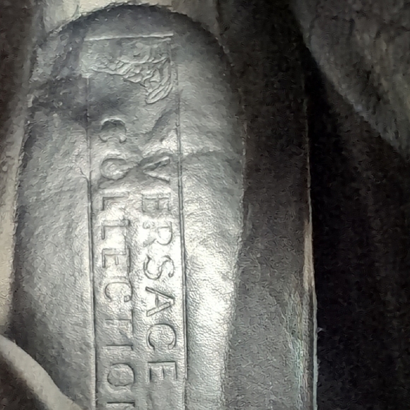 Versace Collection Black High-Top Sneakers - Picture 5 of 13